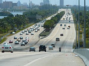 I-195 Miami eastbound