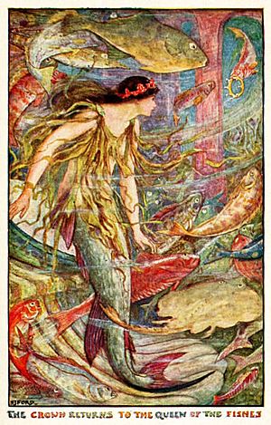 Illustration by H. J. Ford for Andrew Lang's The Orange Fairy Book