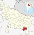 India Uttar Pradesh districts 2012 Mirzapur