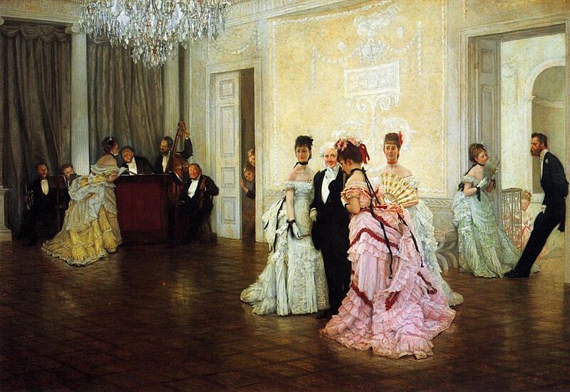 James Tissot - Too Early