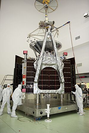Juno prepared for rotation test stand