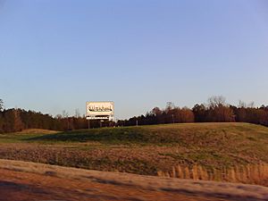 Sign for Kilmichael, Mississippi