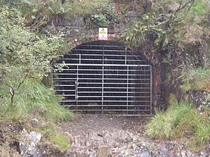 Klondyke mine entrance
