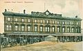 Manchester London Road station building, old postcard