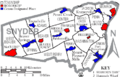 Map of Snyder County Pennsylvania With Municipal and Township Labels