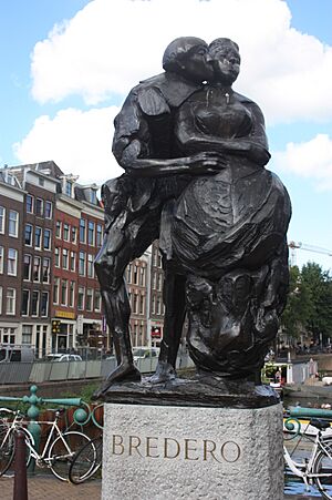 Memorial to Bredero, Amsterdam