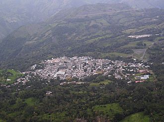 Muzo, Colombia (aerial view)