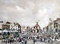 Newport High Street in 1857 by Henry Lark Pratt