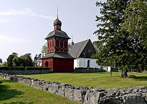 Nordmaling Church in July 2010