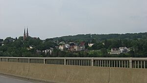 Oil City east side from bridge