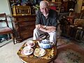 Peter Underwood, parapsychologist, paranormal historian, ghost hunter