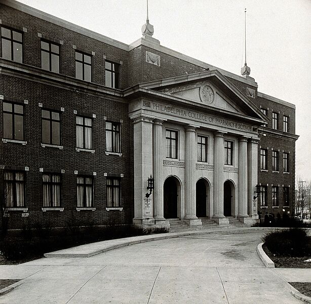 Philadelphia College of Pharmacy and Science; main entrance. Wellcome V0029142