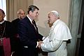 President Ronald Reagan and Pope John Paul II