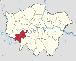 Richmond shown within Greater London