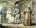 Romeo and Juliet with Friar Laurence - Henry William Bunbury