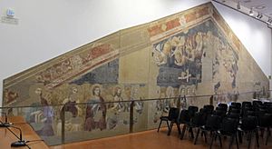 Scuola riminese, giudizio universale, da san giovanni evangelista (oggi sant'agostino) a rimini, 1310 ca. 01