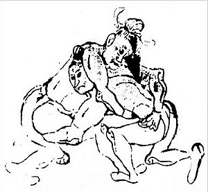 Shuai jiao wrestling