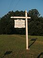 Sign at The Lindens, August, 2016