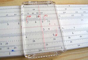 Slide rule cursor