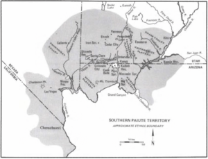 Southern Paiute map 1934