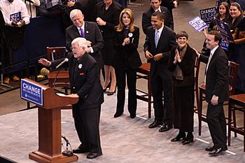 Ted Kennedy at Barack Obama rally 2, February 4, 2008