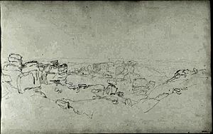 Turner sketch Brimham Rocks Above Nidderdale (1)