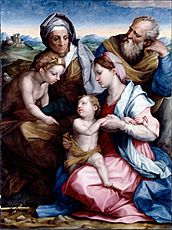 Vasari, Giorgiodel Sarto, Andrea - Holy Family - Google Art Project