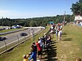 View of entry into Clayton Corner Turn 2 Canadian Tire Motorsport Park Mosport