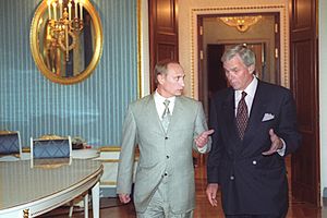 Vladimir Putin with Tom Brokaw-1