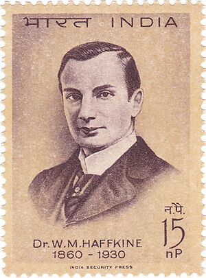 Waldemar Haffkine 1964 stamp of India