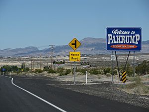 Pahrump welcome sign
