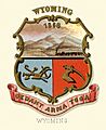 Wyoming territory coat of arms (illustrated, 1876)