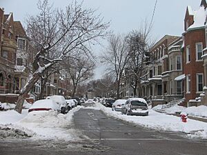 20090111 Washington Park Court from 50th St.