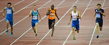 200m men final Zurich 2014