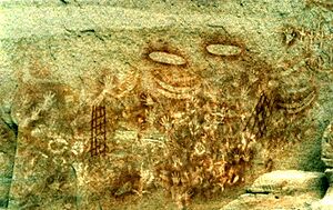 Aboriginal art Carnarvon Gorge