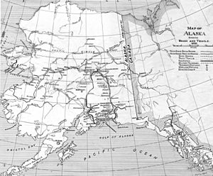 Alaska Road Commission 1920 map
