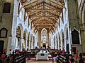 Altar and roof of St James Church, Louth