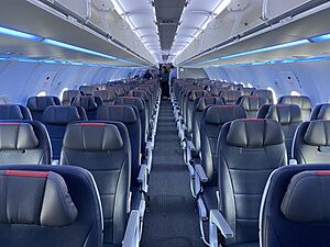 American Airlines Airbus A321neo economy cabin