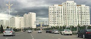 Apartment blocks Ashgabat