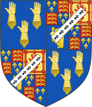 Arms of William Vane, 1st Duke of Cleveland