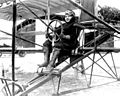Blanche Stuart Scott in her biplane circa 1910–1916