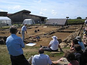 Brading Roman villa excavation of north wing - geograph.org.uk - 1094949