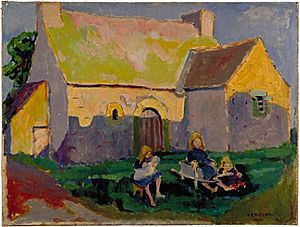 Breton church Emily Carr 1906