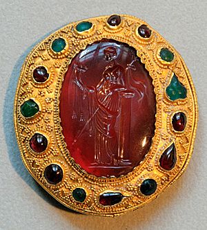Carnelian intaglio Prolemaic queen CdM Paris