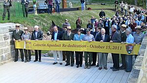 Catoctin Aqueduct Rededication 15 Oct 2011 from NPS