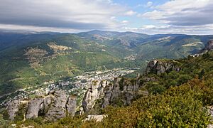 Cevennes Florac Mimente depuis Causse Mejean