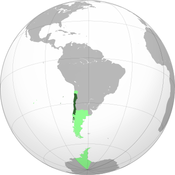 Territories of the Captaincy General of Chile