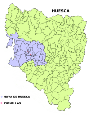 Chimillas mapa