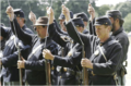 Civil War Infantry reenactment, Ft Vancouver