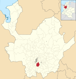 Location of the municipality and town of Retiro in the Antioquia Department of Colombia